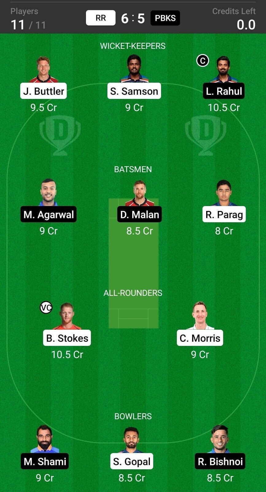 IPL 2021 Dream11 Rajasthan Royals vs Punjab Kings Prediction, April 12