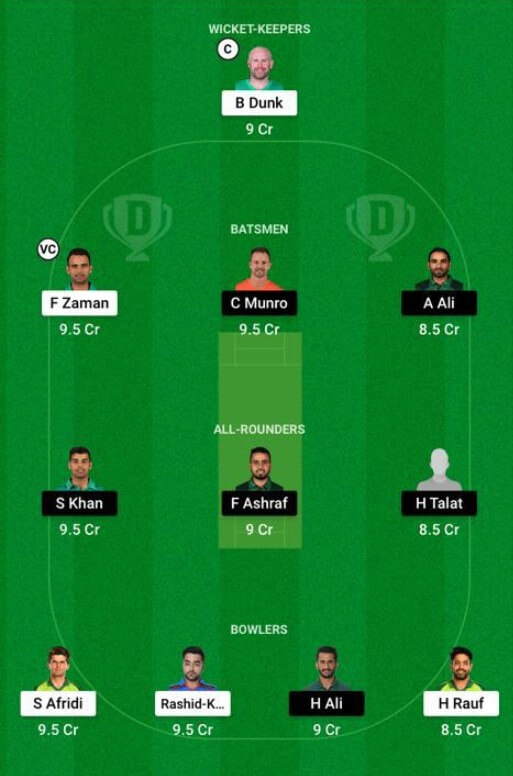 Dream11 PSL 2021 Islamabad United vs Lahore Qalandars Match 15, June 9