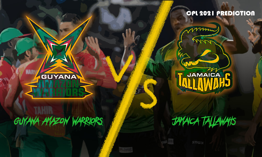 Guyana Amazon Warriors vs Jamaica Tallawahs: September 12, CPL 2021 Dream11 Prediction