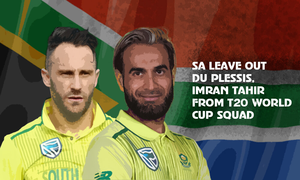 T20 World Cup: South Africa leave out Faf du Plessis, Imran Tahir and Chris Morris