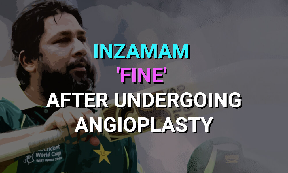 Inzamam 'fine' after undergoing angioplasty