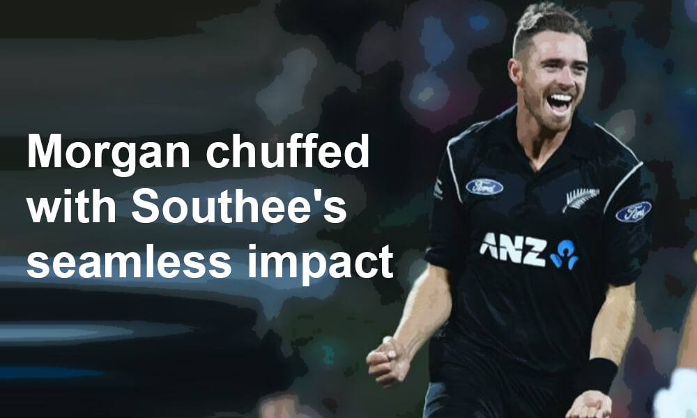 KKR Captain Morgan happy with Tim Southee's contribution to the team