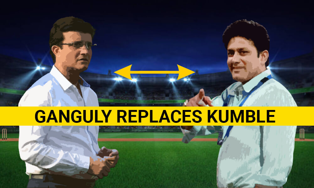 Ganguly Replaces Kumble as Chairman of ICC Cricket Committee