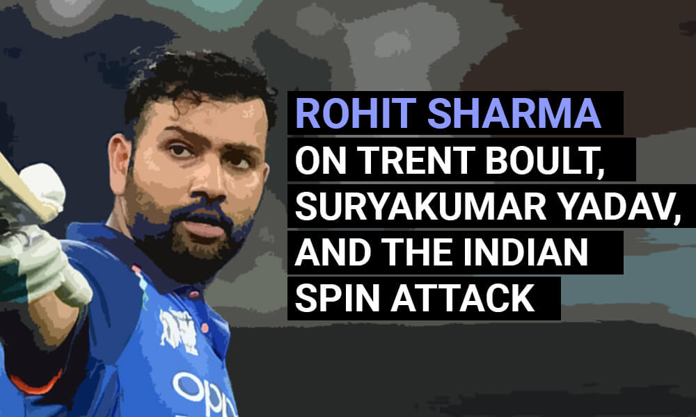 Rohit Sharma on Trent Boult, Suryakumar Yadav, and the Indian Spin Attack