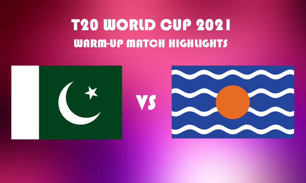 T20 World Cup 2021, Pakistan vs West Indies Warm-Up Match Highlights