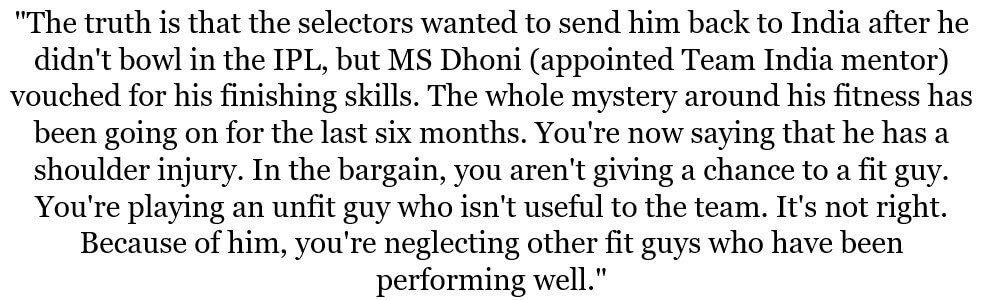 T20 World Cup 2021 Selectors Wanted to Send Hardik Pandya Back but Were Stopped by MS Dhoni