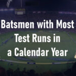 Batsmen with Most Test Runs in a Calendar Year
