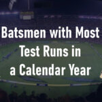 Batsmen with Most Test Runs in a Calendar Year