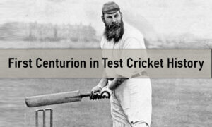 First Centurion in Test Cricket History