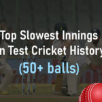 Top Slowest Innings in Test Cricket History (50+ balls)