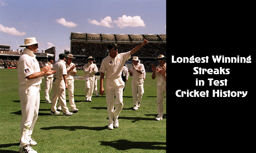 Longest Winning Streaks in Test Cricket History