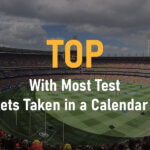 Top Players with Most Test Wickets Taken in a Calendar Year