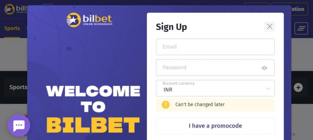 bilbet registration