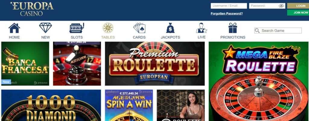 europa casino roulette