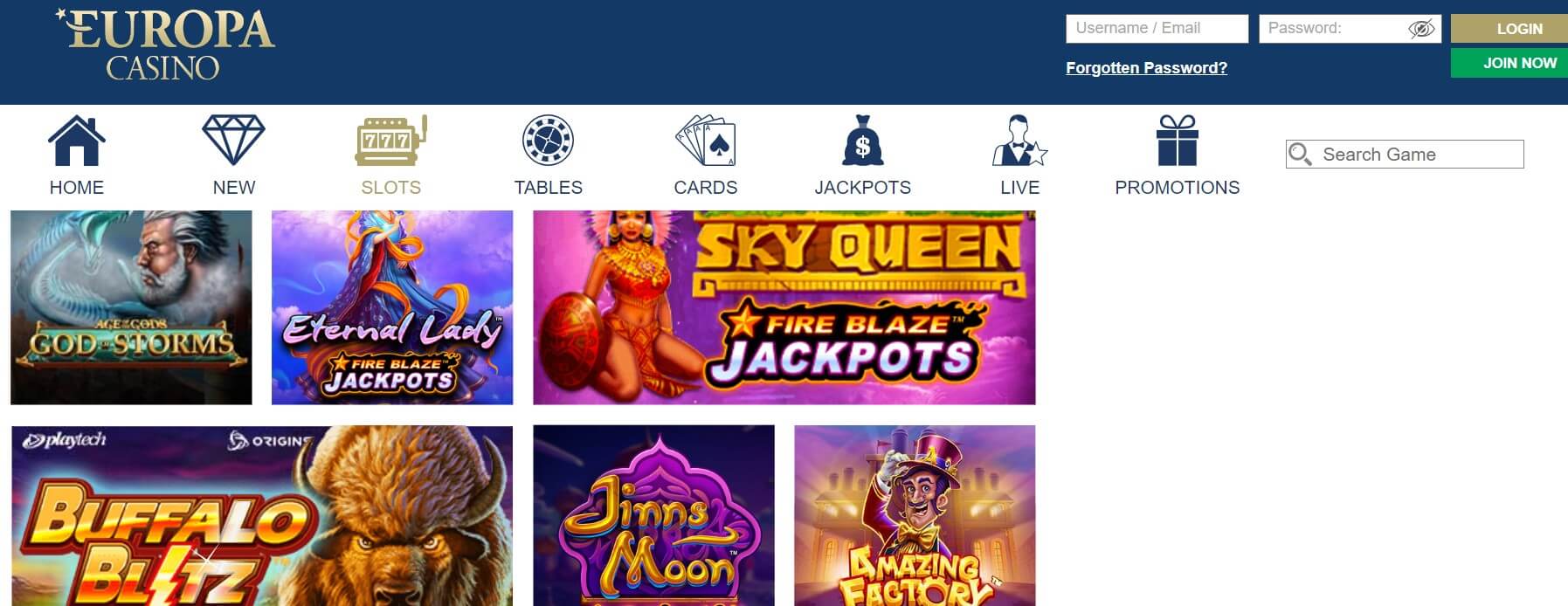 Europa Casino in India: login, app, review, bonus code